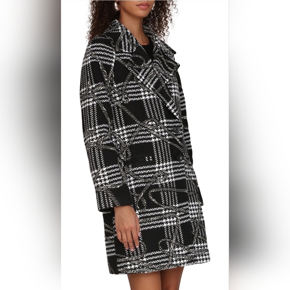 Avec Les Filles Reglan Sleeve Walker Coat. - Picture 4 of 4